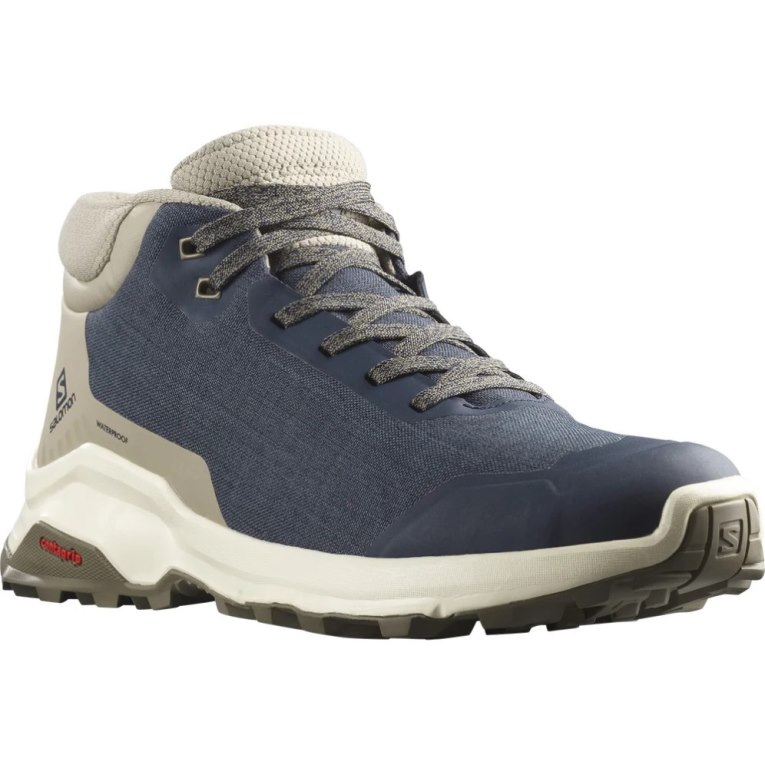 Botas de Invierno Salomon X Reveal Chukka CSWP Hombre Azul Marino Kaki | MX VCJK970